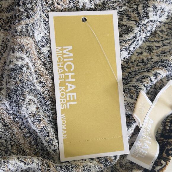 MICHAEL MICHAEL‎ KORS PAISLEY LONG SLEEVE BLOUSE IN HUSK NWT WOMEN'S SIZE 2X - Picture 13 of 16